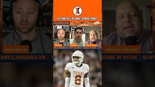 Jeff Howe of Horns247 breaks down Illini commit and former Texas CB Terrance Brooks 🏀🗣️ texas [upl. by Tnelc]