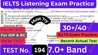 IELTS Listening Practice Test 2024 with Answers Real Exam 194 [upl. by Paapanen278]