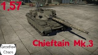 War Thunder  Chieftain Mk3 Boom Patch 157 Realistic Tank Battle Gameplay [upl. by Kylen]