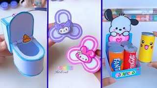 Paper craftEasy craft ideas miniature craft  how to make DIYschool projectTonni art and craft [upl. by Aitropal]