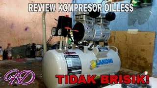 Review kompresor oilless NGGAK BRISIK amp MUDAH PERAWATAN [upl. by Aneda]