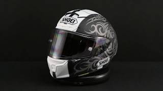 Shoei XFourteen Kagayama 5 Helmet Black 360° View [upl. by Eisenstark]