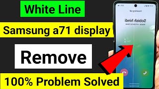 😱samsung a71 display white line problem  samsung a71 display white line problem solution🎉  2024 [upl. by Anailuj]