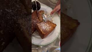 The best French Toast at Sadelle’s NYC [upl. by Cirdes]