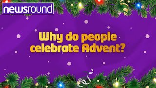 What is Advent Advent Explained  Newsround christmas [upl. by Nwahsiek114]