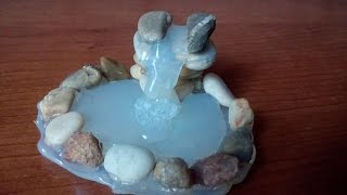 DIY LAGHETTO con CASCATA per presepe con Colla a caldo [upl. by Aidole]