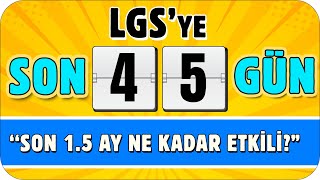 LGSye SON 15 AY KALA Yapman Gerekenler Neler❓ ⏳ Tüm Taktikler❗ [upl. by Ylrebmek]