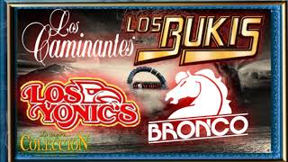 LOS BUKIS LOS CAMINANTESBRONCO Y LOS YONICS PURAS CUMBIAS [upl. by Emyle381]