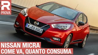 Nissan Micra  Come va e quanto CONSUMA DAVVERO con motore 1000cc e cambio CVT [upl. by Merrile92]