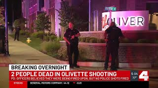 Police Two killed in overnight shooting in Olivette [upl. by Bedelia]