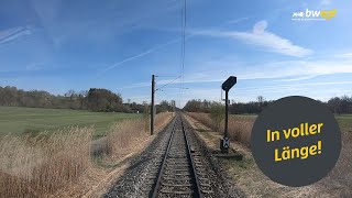 Führerstandsmitfahrt von Crailsheim nach Stuttgart mit bwegt auf der Remstalbahn [upl. by Rodmun918]