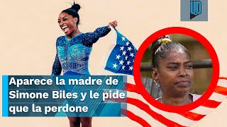 Madre de Simone Biles reaparece y le pide perdón “No me juzgues por mi pasado” [upl. by Royall]