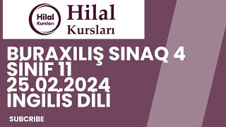 BURAXILIŞ SINAQ İMTAHANIHİLAL KURSLARIİNGİLİS DİLİYENİ QAYDADA abituriyenthazırlığı [upl. by Etan]