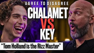 Timothée Chalamet amp KeeganMichael Key Argue Over The Internets Biggest Debates  Agree to Disagree [upl. by Wawro]