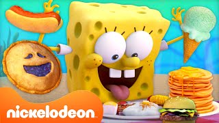 Koralowy obóz  Każde JEDZENIE SpongeBoba na Koralowym Obozie  Nickelodeon Polska [upl. by Concepcion330]