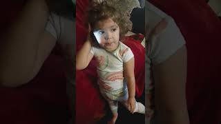 Addy Bear pretend call cops on Gma funny [upl. by Akimik736]