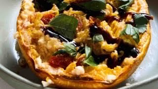 BAKED FETA SPAGHETTI SQUASH A DELICIOUS PLANTBASED RECIPE [upl. by Akkim225]