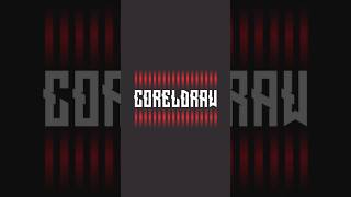 CORELDRAW Template youtubeshorts coreldraw design graphics abstract viral shorts logo [upl. by Hirai]