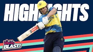 Yates amp Hain Shine With The Bat  Northamptonshire vs Birmingham  Highlights  Vitality Blast 2023 [upl. by Gerrald]