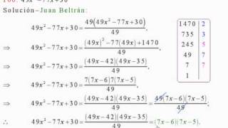 Descomposición en factores de expresiones algebraicas Baldor106100 a 102 [upl. by Reba365]