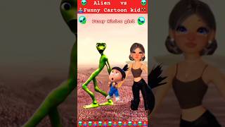 👽Alien vs Minion Baby funny animation cartoon alien fyp anime edit dametucosita minion fun [upl. by Forward32]