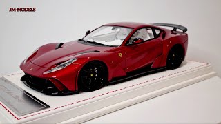 Novitec Ferrari 812 NLargo Rosso Fuoco 0103 By DampG Davis amp Giovanni 118 scale [upl. by Dira]