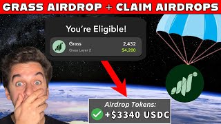 Grass Airdrop  CLAIM Airdrops  COMPLETE GUIDE [upl. by Portwine]