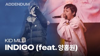 ADDENDUM 키드밀리  INDIGO ft양홍원 4K HDR [upl. by Kaasi201]