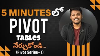 Pivot Tables tutorial 2024  Pivot tables in telugu  pivot tables for beginners  Excel pivot 2024 [upl. by Grim]