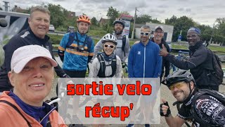 Sortie à vélo récup course à pied VTT XC Team POUET [upl. by Nennarb731]