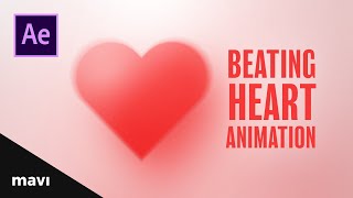 How To Create a Beating Heart Animation in After Effects Full Process [upl. by Kenwee]