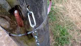 Farm gate latch installation [upl. by Cissej]