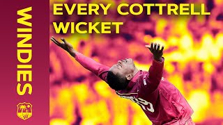 Every Sheldon Cottrell Wicket in the West Indies  Windies 2020 [upl. by Brodie]