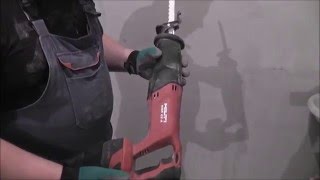 Сабельная аккумуляторная пила HILTI WSR22A Обзор [upl. by Airetahs]