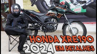 HONDA XRE 190 ADV 2024 EM DETALHES [upl. by Romo]