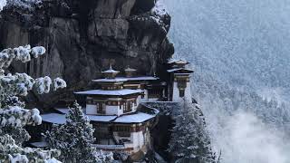 Taktsang Monastery In The Snow Bhutan [upl. by Sabina]