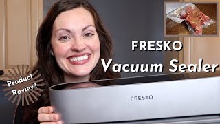 Fresko Vacuum Sealer Review [upl. by Penelope744]