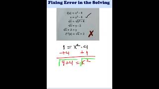 Teaching from Common Mistakes Inverse Function Correct mathhack maths algebra satmathhacks [upl. by Claudian]