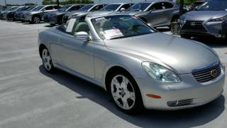 2005 Lexus SC430 review inside and out  by Earl the Pearl at Tampa Hyundai [upl. by Nedaj18]