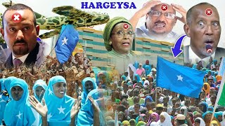 FARXAD Shacabka Hargeysa oo Calanka Somalia Qaatay Kacdoon Culus Dhabarjabinta Muuse BiixiXOG [upl. by Rubin]