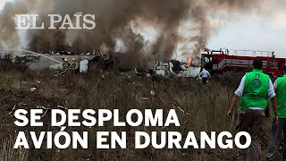 ACCIDENTE DE AVIÓN EN MÉXICO  Un avión de Aeroméxico se desploma en Durango [upl. by Vedi]