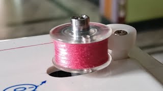 How to load a thread in bobbin case in Singer 8280 Table top machine saisashmithaaricreative [upl. by Hafeetal]