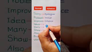 Normal to Advance Synonyms Words  Same Meaning Words  Synonyms Words [upl. by Alfy]