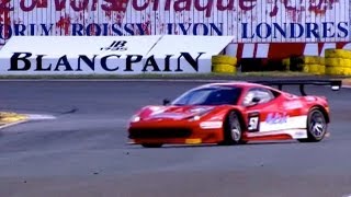 FIA GT  France  Qualifying Incidents  Nogaro [upl. by Riatsila]