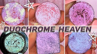 DUOCHROME HEAVEN  Favorite Duochrome Eyeshadows  In Depth Swatches [upl. by Call]