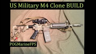 Build a Military M4 Carbine PARTS LIST amp without SBR TAX STAMP POGMarineFPS [upl. by Nilram]