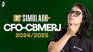 7° Simulado CFOCBMERJ 20242025 [upl. by Atalee]