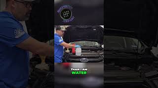 Mixing Motorcraft Yellow Coolant amp Distilled Water to Perform A Coolant Flush on the 2018 Ford Edge [upl. by Selestina]