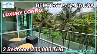 Luxury 41 Bedroom Bangkok Condo for Rent Belgravia 200000 THB Monthly [upl. by Nuy]