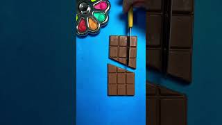 Chocolate Cutting tricks ❤️❤️ 10 chocolate cutting shorts [upl. by Clapper]